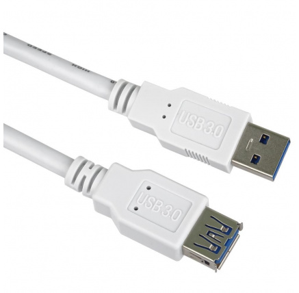 PremiumCord Prodlužovací kabel USB 3.0 Super-speed 5Gbps A-A, MF, 9pin, 3m, bílá PremiumCord Prodlužovací kabel USB 3.0 Super-speed 5Gbps A-A, MF, 9pin, 3m, bílá