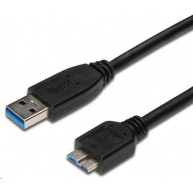 PREMIUMCORD Kabel USB 3.0 A - Micro B 5m, propojovací (M/M)
