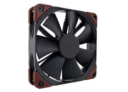 NOCTUA Ventilátor NF-F12 iPPC-2000, 120mm, černá/hnědá