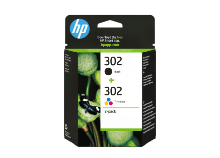 HP 302 Ink Cartridge Combo 2-Pack (X4D37AE) (190 / 165 pages) HP 302 Ink Cartridge Combo 2-Pack (X4D37AE) (190 / 165 pages)