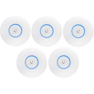 UBNT UniFi AP AC PRO 5-PACK (bez PoE!)  [vnitřní/venkovní AP, dual-band 2.4+5GHz (450+1300Mbps), MIMO, 802.11a/b/g/n/ac]