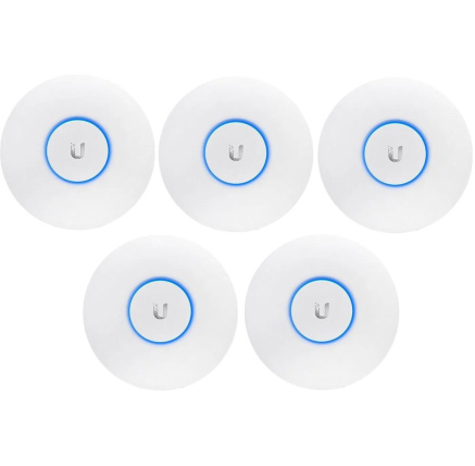 UBNT UniFi AP AC PRO 5-PACK (bez PoE!)  [vnitřní/venkovní AP, dual-band 2.4+5GHz (450+1300Mbps), MIMO, 802.11a/b/g/n/ac]