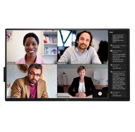 DELL LCD P5525QC- 55"/IP/LED/4K UHD/3840 x 2160/16:9/60Hz/8ms/1200:1/400 cd/m2/Speaker/HDMI/DP/VESA/3YNBD (210-BNTN)