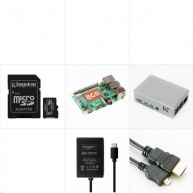 Raspberry Sada Pi 4B/8GB, (SDXC karta 128GB, Pi4 Model B, krabička, HDMI kabel, napájecí zdroj)