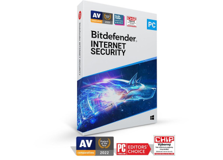 Bitdefender Internet Security - 1PC na 1 rok - elektronická licence do emailu Bitdefender Internet Security - 1PC na 1 rok - elektronická licence do emailu
