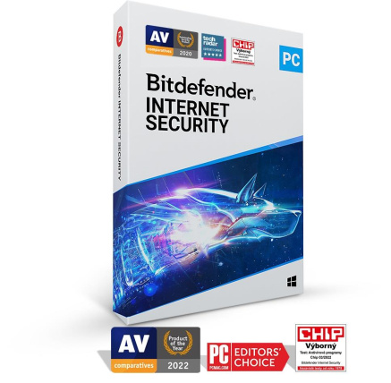 Bitdefender Internet Security - 1PC na 1 rok - elektronická licence do emailu
