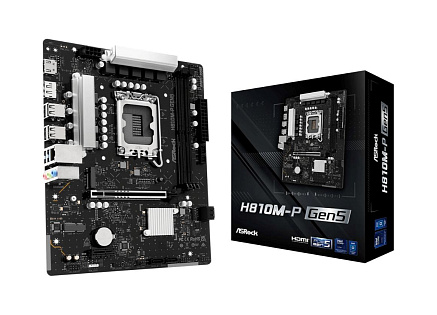 ASRock MB Sc LGA1851 H810M-P Gen5, Intel H810, 2xDDR5,1xDP, 1xHDMI, mATX