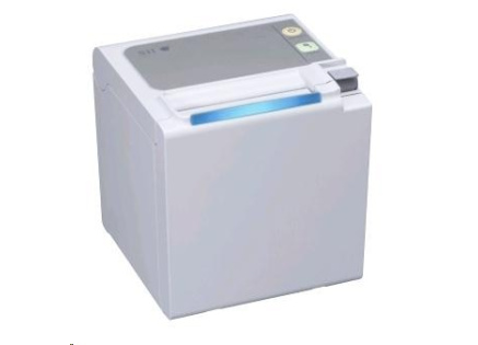 Seiko pokladní tiskárna RP-E10, řezačka, Horní výstup, Ethernet, bílá