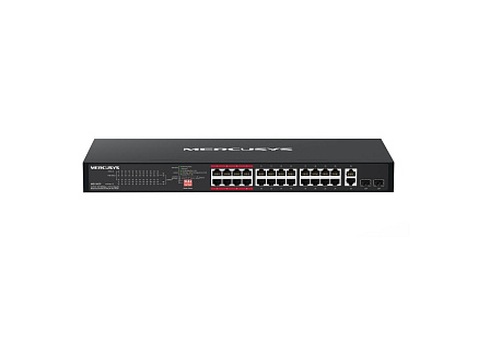 MERCUSYS switch MS126CP (24x100Mb/s,24xPoE+,2xGbE/SFPcombo,295W) MERCUSYS switch MS126CP (24x100Mb/s,24xPoE+,2xGbE/SFPcombo,295W)