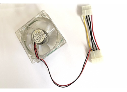 EUROCASE ventilátor 80mm, 12V/0,14A, prosvětlený RGB (molex) EUROCASE ventilátor 80mm, 12V/0,14A, prosvětlený RGB (molex)