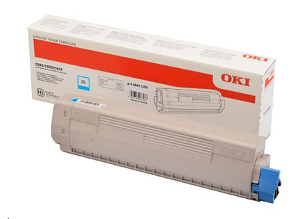 OKI Cyan toner do C823/C833/C843 (7 500 stránek)