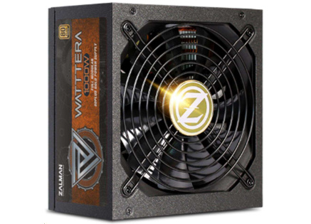 ZALMAN zdroj WATTTERA ZM1000-EBTII - 1000W 80+ Gold, 13,5cm fan, modular ZALMAN zdroj WATTTERA ZM1000-EBTII - 1000W 80+ Gold, 13,5cm fan, modular