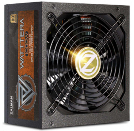 ZALMAN zdroj WATTTERA ZM1000-EBTII - 1000W 80+ Gold, 13,5cm fan, modular ZALMAN zdroj WATTTERA ZM1000-EBTII - 1000W 80+ Gold, 13,5cm fan, modular