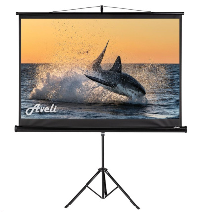Projekční plátno Aveli stativ, 150x94cm (16:10) 70", černý tubus