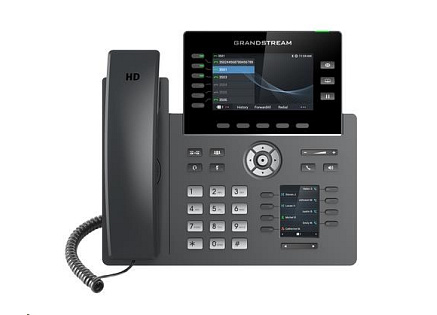 Grandstream GRP2616 [VoIP telefon - 6x SIP účet, HD audio, 48 prog.tl+6 předvoleb, 2xLAN 1Gbps, WiFi,USB,Bluetooth,PoE]