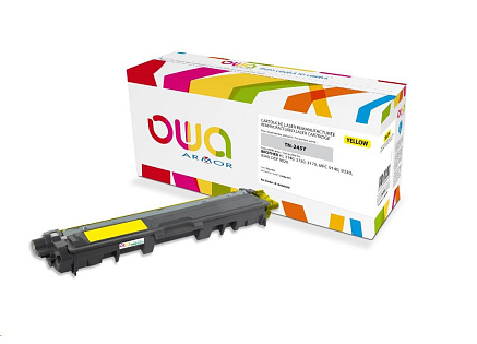 OWA Armor toner pro BROTHER HL 3140, 3150, 3170, MFC 9130,9330, 9340, 2200 Stran, TN245Y, žlutá/yellow (TN-245Y/TN-246Y) OWA Armor toner pro BROTHER HL 3140, 3150, 3170, MFC 9130,9330, 9340, 2200 Stran, TN245Y, žlutá/yellow (TN-245Y/TN-246Y)