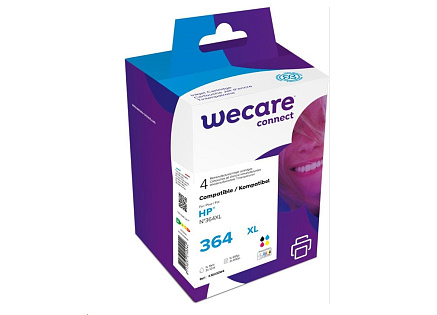 WECARE ARMOR cartridge pro HP Photosmart C5380,5510, 5515, C6380, černá/black+1C+1M+1Y/HC, 1x19/3x12ml WECARE ARMOR cartridge pro HP Photosmart C5380,5510, 5515, C6380, černá/black+1C+1M+1Y/HC, 1x19/3x12ml