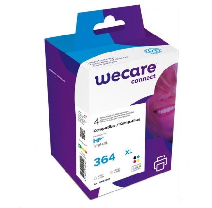 WECARE ARMOR cartridge pro HP Photosmart C5380,5510, 5515, C6380, černá/black+1C+1M+1Y/HC, 1x19/3x12ml WECARE ARMOR cartridge pro HP Photosmart C5380,5510, 5515, C6380, černá/black+1C+1M+1Y/HC, 1x19/3x12ml