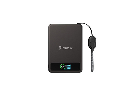BMX SolidSafe™ 5K Solid-State Magnetic Power Bank, Black
