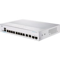 Cisco switch CBS350-8T-E-2G-EU (8xGbE,2xGbE/SFP combo,fanless) - REFRESH