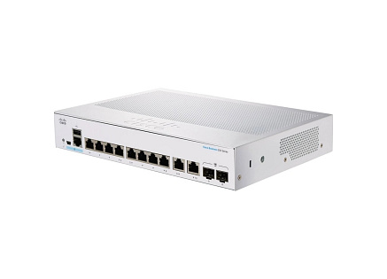 Cisco switch CBS350-8T-E-2G-EU (8xGbE,2xGbE/SFP combo,fanless) - REFRESH