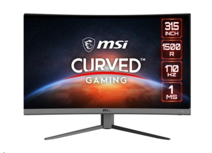 MSI LCD G32CQ4 E2, 31.5", 2560x1440, VA, 170Hz, 1ms, VESA 100x100, Black