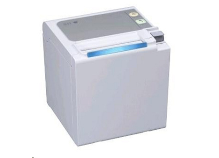 Seiko pokladní tiskárna RP-E10, řezačka, Horní výstup, USB, bílá