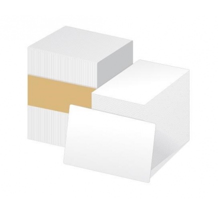 ZEBRA PVC 0,38 (15mil) karty pro ZXP/ZC , balení 500ks karet na potisk, bílá barva