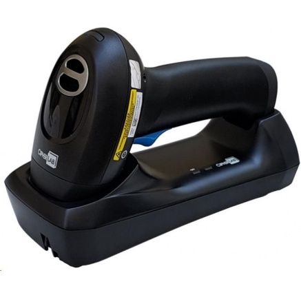 CipherLab 2560 Kit USB bezdrátová čtečka 1D čárových kódů, Bluetooth, černá se závěsným poutkem