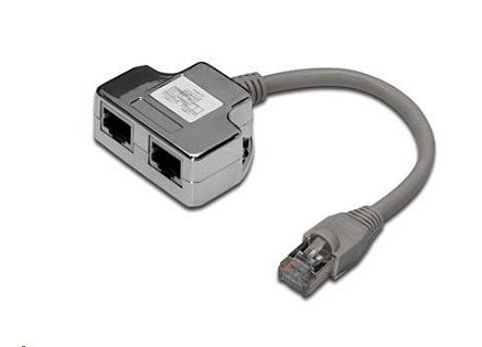 PREMIUMCORD RJ45 distributor (1 port ISDN + 1 port RJ45 10/100Base T)