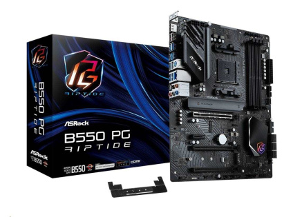 ASRock MB Sc AM4 B550 PG Riptide, AMD B550, 4xDDR4, 1xHDMI
