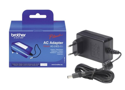 BROTHER Síťový adaptér pro PT - typ AD24ESEU (7-9.5V 1.6AMP) - pro všechny ruční P-TOUCH / nastupce i pro AD18ESEU / BROTHER Síťový adaptér pro PT - typ AD24ESEU (7-9.5V 1.6AMP) - pro všechny ruční P-TOUCH / nastupce i pro AD18ESEU /
