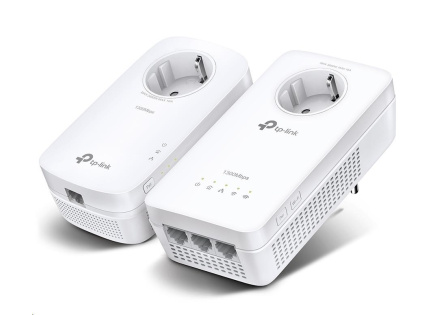 TP-Link TL-WPA8631PKIT OneMesh/EasyMesh WiFi5 průchozí powerline set (AC1200,AV1300,2,4GHz/5GHz,3xGbELAN) TP-Link TL-WPA8631PKIT OneMesh/EasyMesh WiFi5 průchozí powerline set (AC1200,AV1300,2,4GHz/5GHz,3xGbELAN)