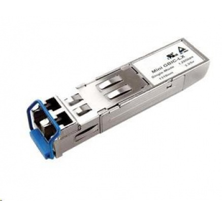 SFP transceiver 1,25Gbps, 1000BASE-LX, SM, 10km, 1310nm (FP), LC dup., 0 až 70°C, 3,3V, DMI, HPE komp. SFP transceiver 1,25Gbps, 1000BASE-LX, SM, 10km, 1310nm (FP), LC dup., 0 až 70°C, 3,3V, DMI, HPE komp.