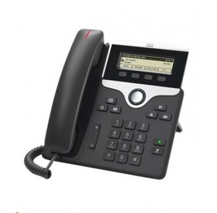 Cisco CP-7811-3PCC-K9=, VoIP telefon, 1line, 2x10/100, displej, PoE