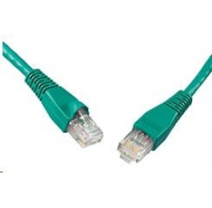 Solarix Patch kabel CAT5E UTP PVC 10m zelený snag-proof C5E-114GR-10MB Solarix Patch kabel CAT5E UTP PVC 10m zelený snag-proof C5E-114GR-10MB