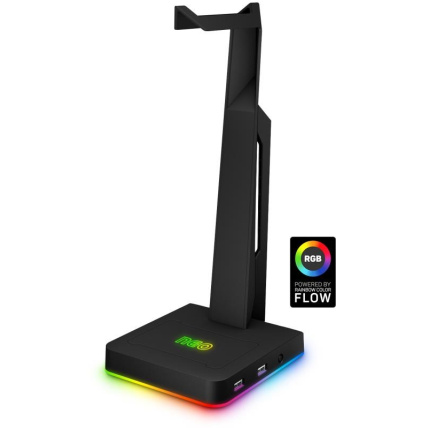 CONNECT IT NEO Stand-It RGB stojánek na sluchátka + USB hub, černá CONNECT IT NEO Stand-It RGB stojánek na sluchátka + USB hub, černá