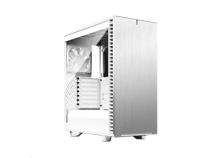 FRACTAL DESIGN skříň Define 7 Compact White TG Clear, USB 3.1 Type-C, 2x USB 3.0, bez zdroje, mATX