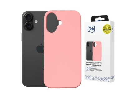 3mk ochranný kryt HARDY MagSilicone pro Apple iPhone 16 Pink 3mk ochranný kryt HARDY MagSilicone pro Apple iPhone 16 Pink