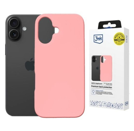 3mk ochranný kryt HARDY MagSilicone pro Apple iPhone 16 Pink 3mk ochranný kryt HARDY MagSilicone pro Apple iPhone 16 Pink