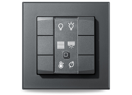 Homematic IP Nástěnný dálkový ovladač - 6 tlačítek, antracit - HmIP-WRC6-A Homematic IP Nástěnný dálkový ovladač - 6 tlačítek, antracit - HmIP-WRC6-A