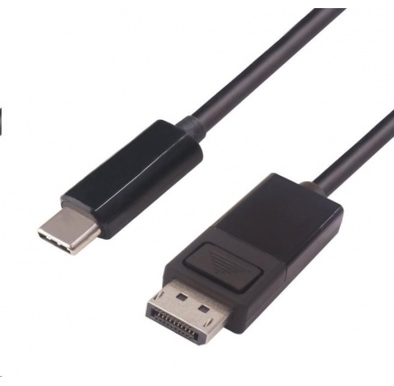 PremiumCord Převodník kabel 2m USB3.1 na DisplayPort, rozlišení 4K*2K@30Hz