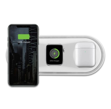 WG - Bezdrátová nabíječka stolní 22,5W, Fast Wireless Charger, bílá WG - Bezdrátová nabíječka stolní 22,5W, Fast Wireless Charger, bílá