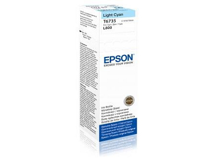 EPSON ink bar T6735 Light Cyan ink container 70ml pro L800/L1800