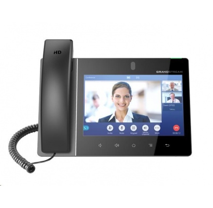 Grandstream GXV3380 [IP video-telefon s Androidem 7.0, PoE, WiFi, 8" dotykové LCD, 2x 1Gbps, HDMI, Bluetooth, USB]