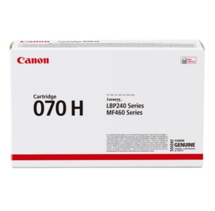 Canon TONER CRG 070H BK černý pro LBP243,LBP246,MF461,463,465 (10 000 str.) Canon TONER CRG 070H BK černý pro LBP243,LBP246,MF461,463,465 (10 000 str.)