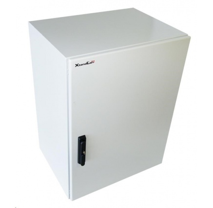 XtendLan 19" venkovní vodotěsný rozvaděč 17U 600x450, krytí IP55, nosnost 65kg, 3-bodový zámek, šedý