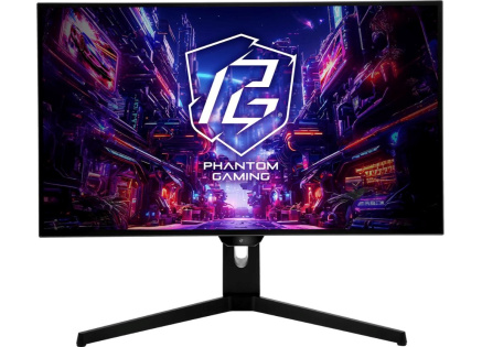 BAZAR - ASROCK LCD - 27" Gaming monitor PGO27QFS, OLED, 2560 x 1440 QHD, 240Hz, 1.5M:1, 2xHDMI, 2xDP - poškozený obal