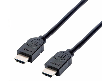 Manhattan HDMI kabel, ARC, 3D, 4K@30Hz, Shielded, 1.5m, černá Manhattan HDMI kabel, ARC, 3D, 4K@30Hz, Shielded, 1.5m, černá