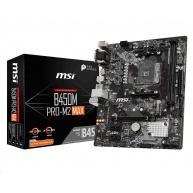 MSI MB Sc AM4 B450M PRO-M2 MAX, AMD B450, VGA, 2xDDR4, mATX